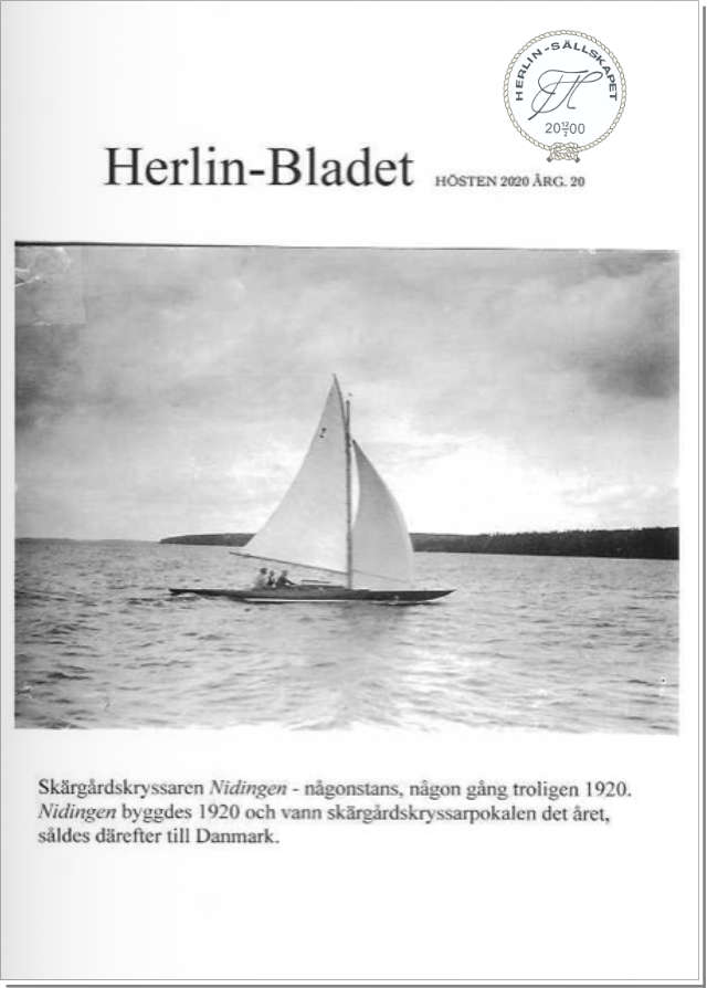 Framsidan av Herlinbladet hösten år 2020
